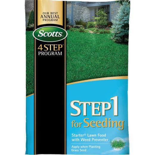 Scotts 4 Step Program Step 1 21.62 Lb. 5000 Sq. Ft. Starter Lawn Food with Weed Preventer