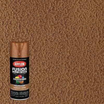 Krylon Fusion All-In-One Hammered Spray Paint & Primer, Copper